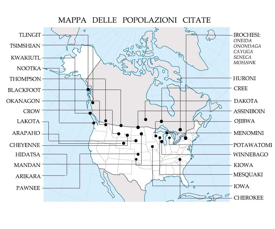 mappa popolazioni amerindiane