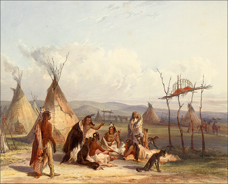 tomba e villa ggio Lakota