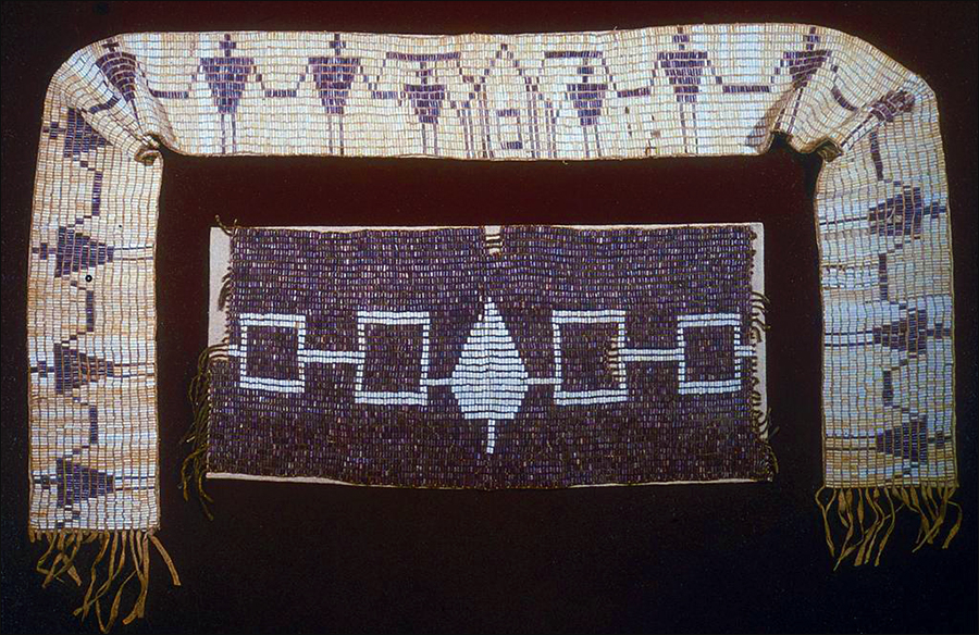 Wampum, cintura di conchiiglie